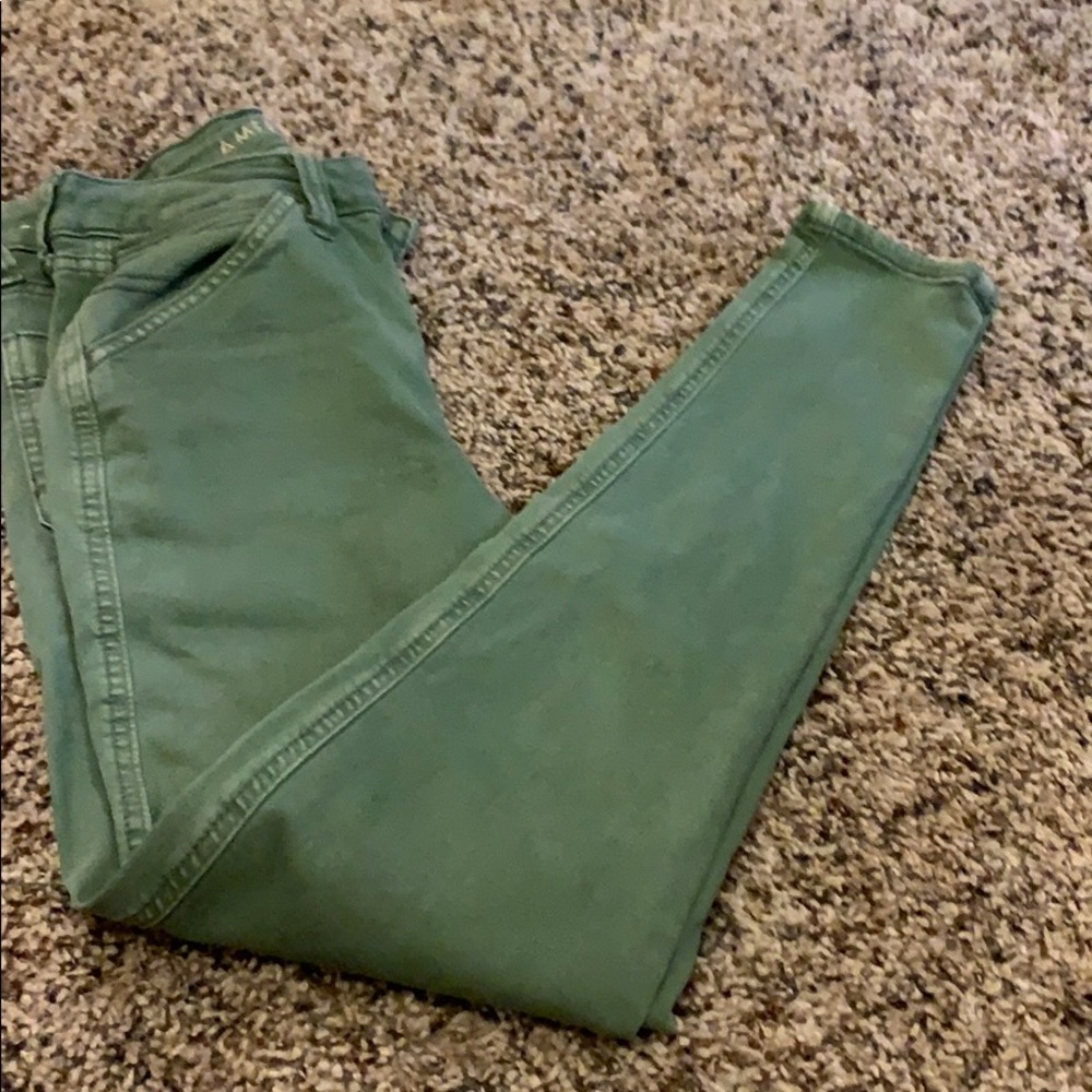 american eagle green jeans